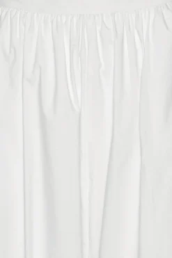 Pants-ROTATE Birger Christensen Balloon Pleated Pants Bright White Bright White color