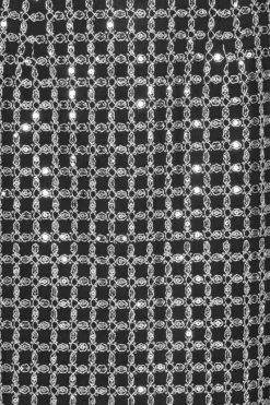 Skirts-ROTATE Birger Christensen Beaded Long Mini Skirt Black Black color