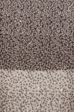 Skirts-ROTATE Birger Christensen Beaded Maxi Skirt Brown Nougat Comb. color