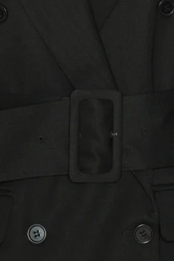 Outerwear-ROTATE Birger Christensen Belted Blazer Black Black color