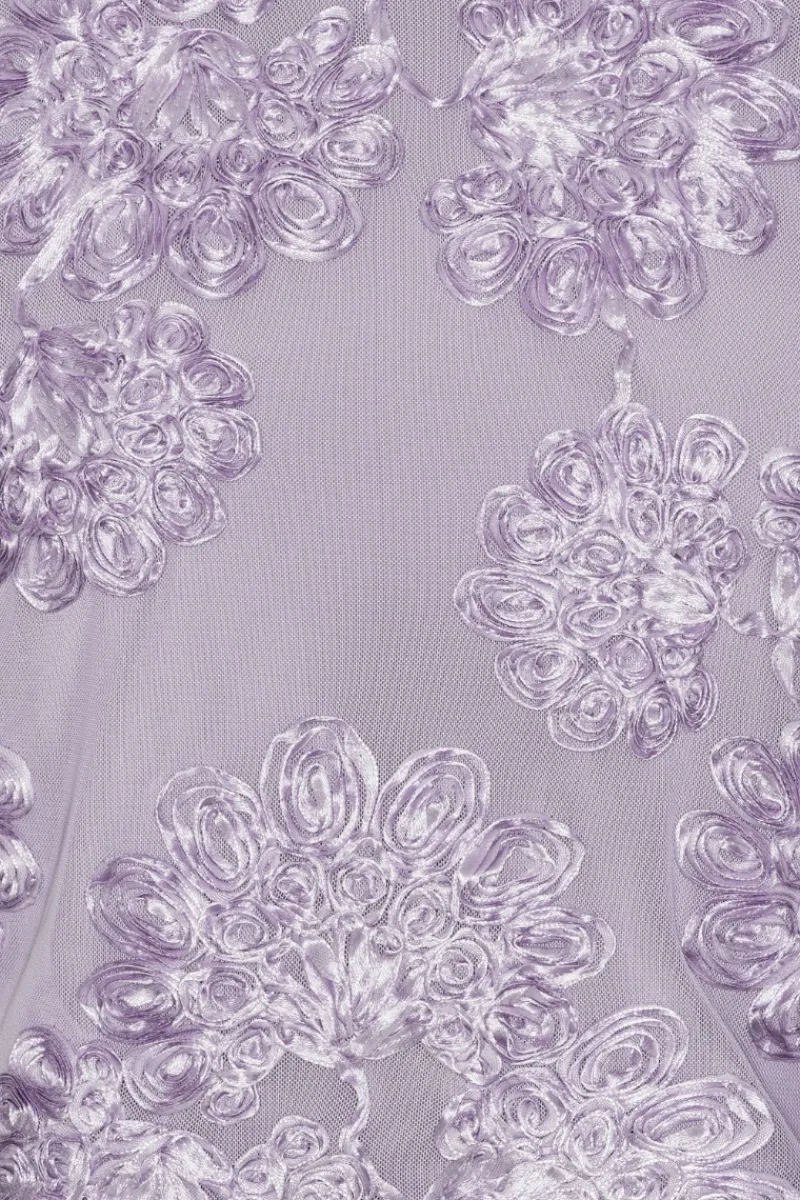 Tops-ROTATE Birger Christensen 3d Mesh Sleeveless Top Purple Lavender Aura color