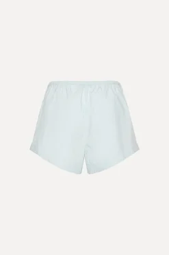 Skirts-ROTATE Birger Christensen Drawstring Shorts Light Blue Plein Air color