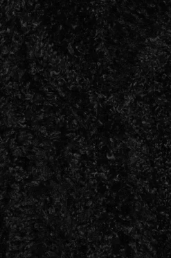 Outerwear-ROTATE Birger Christensen Faux Fur Belted Jacket Black Black color