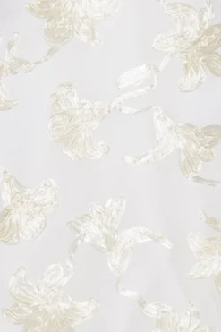 Bridal|Mini Dresses-ROTATE Birger Christensen Flower Mesh Mini Dress White Egret color