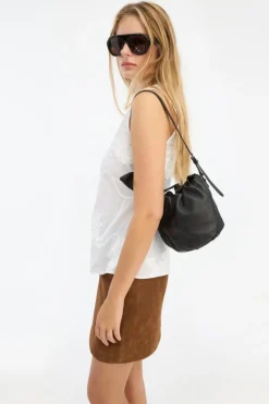 Tops-ROTATE Birger Christensen Flower Sleeveless Top Bright White Bright White color