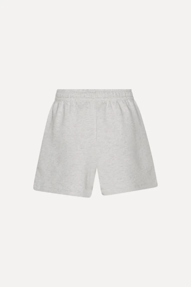 Skirts-ROTATE Birger Christensen Heavy Sweat Shorts White Melange White Melange color