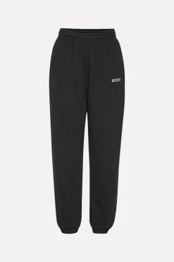 Pants-ROTATE Birger Christensen Heavy Sweatpants Black Black color