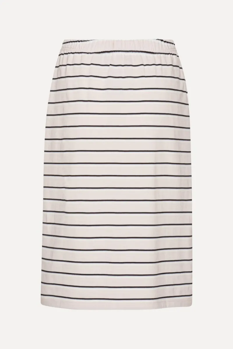 Skirts-ROTATE Birger Christensen Jersey Midi Skirt Light Pink Orchid Ice Comb. color