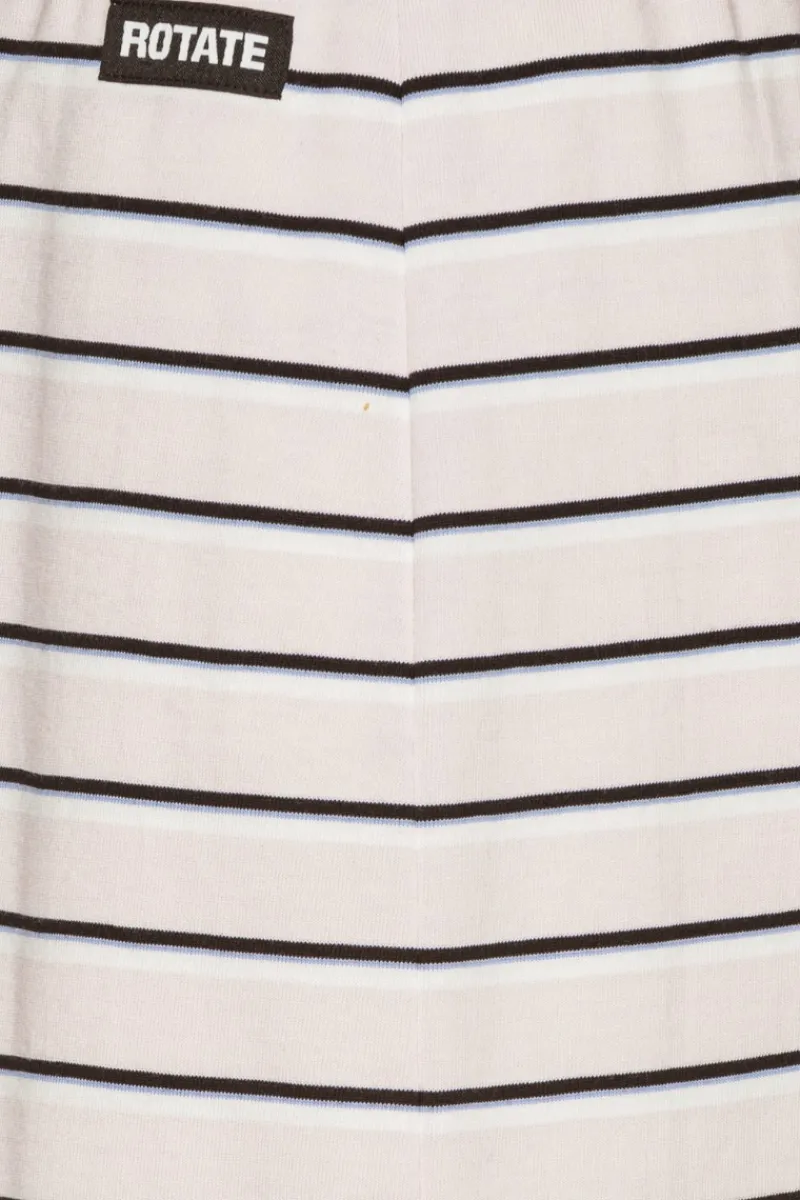 Skirts-ROTATE Birger Christensen Jersey Midi Skirt Light Pink Orchid Ice Comb. color