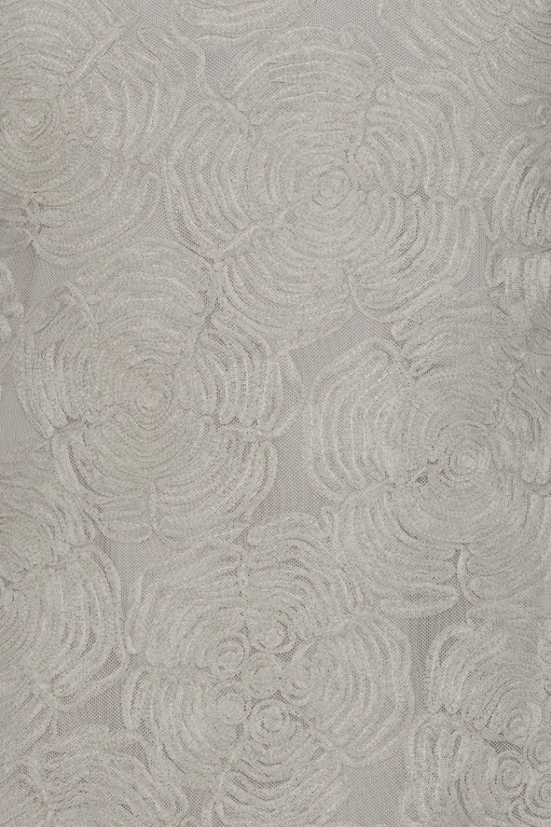 Tops-ROTATE Birger Christensen Mesh Sleeveless Top Grey Violet Gray Violet color