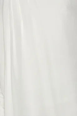 Bridal|Mini Dresses-ROTATE Birger Christensen Mini Cape Dress White Egret color