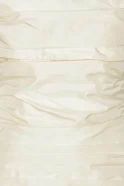 Bridal|Mini Dresses-ROTATE Birger Christensen Off Shoulder Mini Dress Creme White Egret color