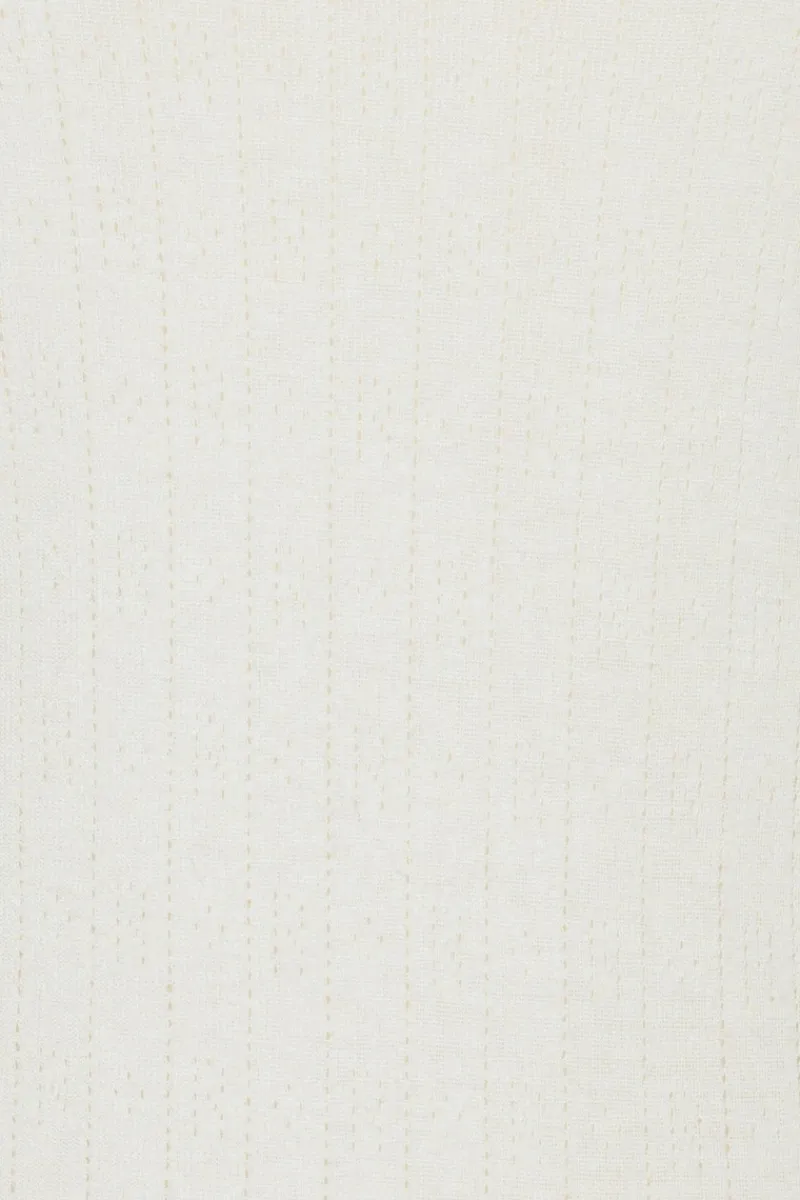 Tops-ROTATE Birger Christensen POINTELLE LONGSLEEVE TOP WHITE Bright White color