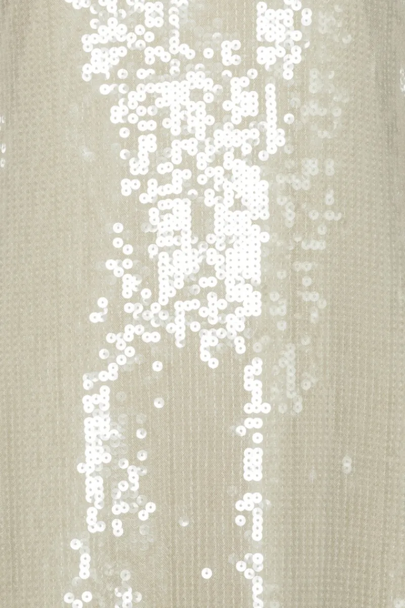 Bridal|Sequins-ROTATE Birger Christensen Sequin Maxi Dress White Egret color