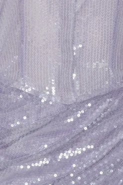 Sequins|Mini Dresses-ROTATE Birger Christensen Sequin Mini Dress Purple Misty Lilac color