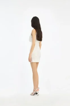 Bridal|Dresses-ROTATE Birger Christensen Sleeveless Dress White Egret color