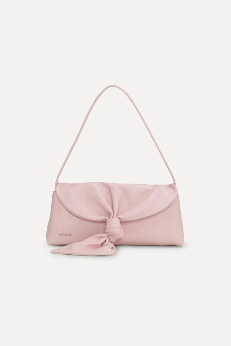 Bags-ROTATE Birger Christensen The Drape Bag Pink Leather Chalk Pink color