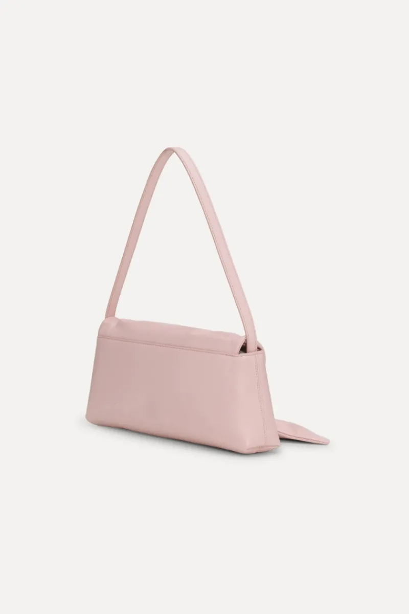 Bags-ROTATE Birger Christensen The Drape Bag Pink Leather Chalk Pink color