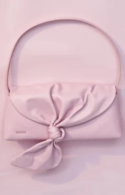 Bags-ROTATE Birger Christensen The Drape Bag Pink Leather Chalk Pink color