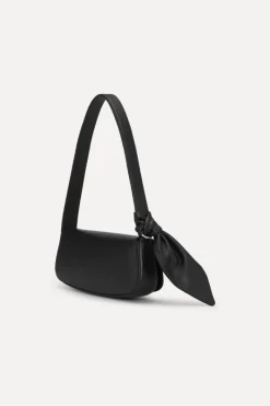 Bags-ROTATE Birger Christensen The Scarf Bag Black Leather Black color