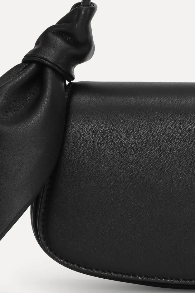 Bags-ROTATE Birger Christensen The Scarf Bag Black Leather Black color