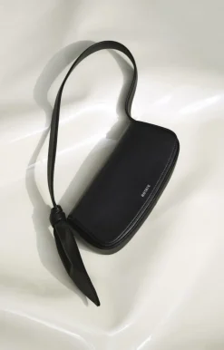 Bags-ROTATE Birger Christensen The Scarf Bag Black Leather Black color