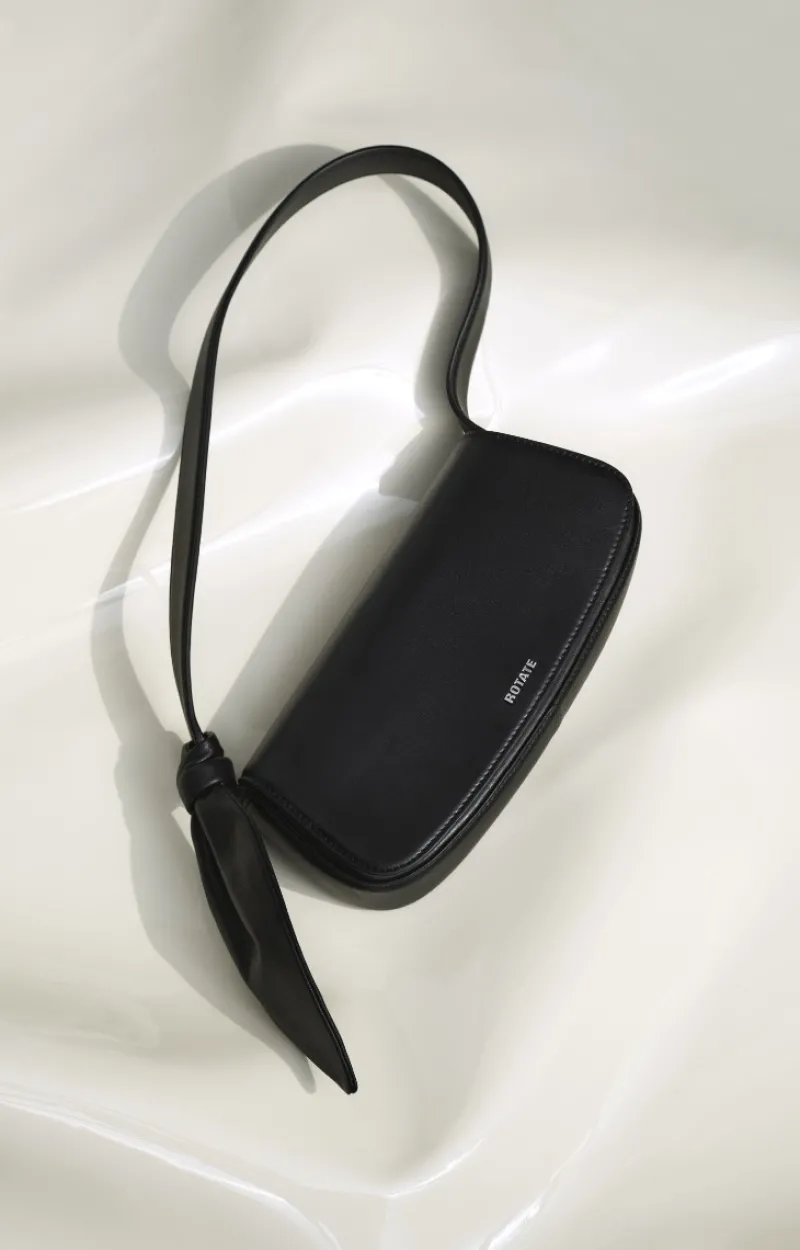 Bags-ROTATE Birger Christensen The Scarf Bag Black Leather Black color